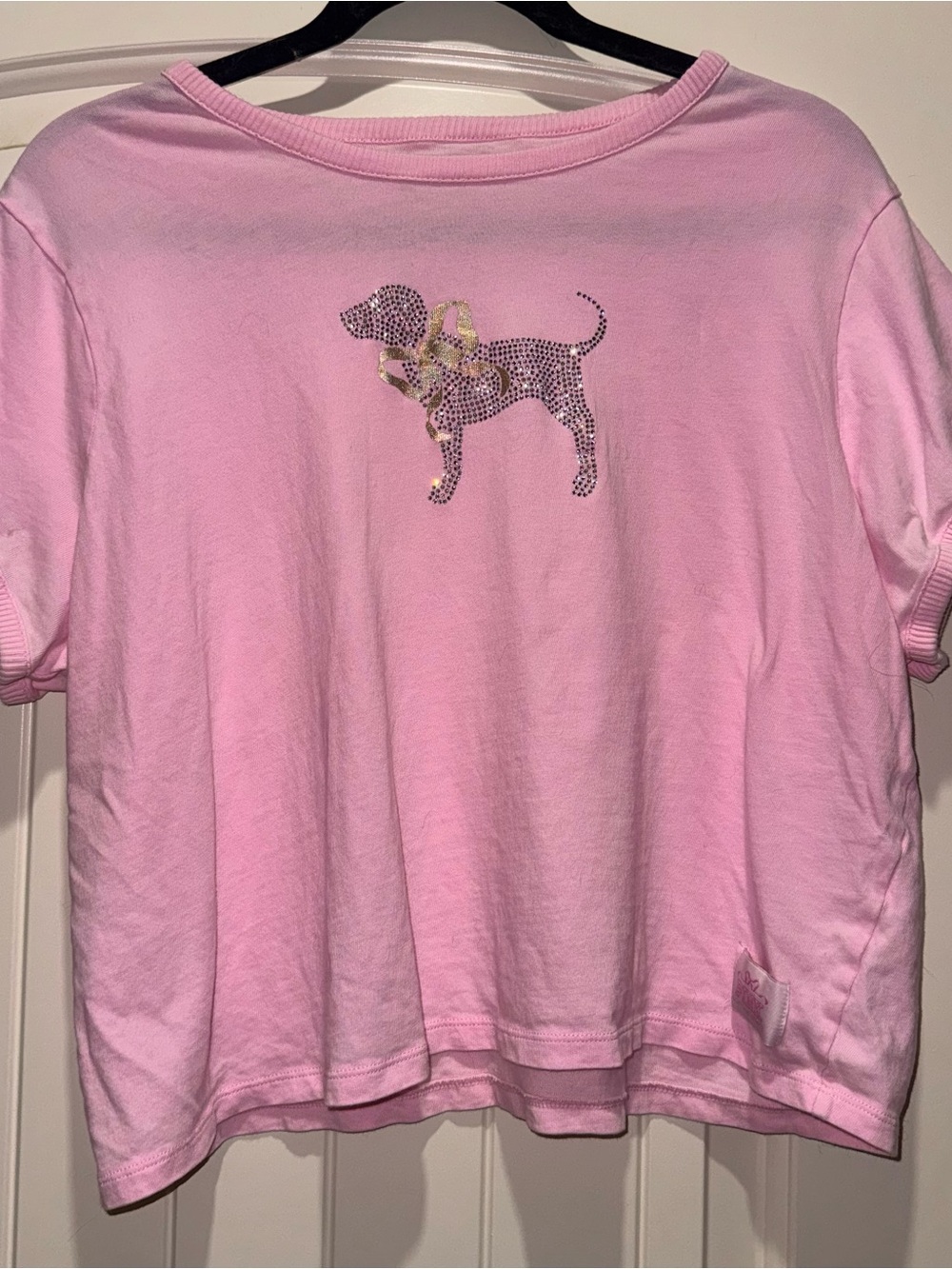 PINK X LoveShackFancy Cotton Baby Tee